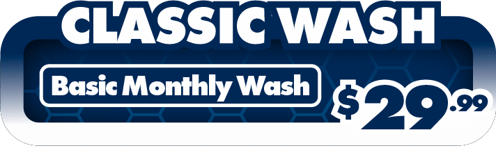 Classic Wash Unlimited - 29.99/month